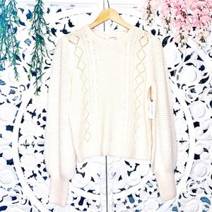 Anthropologie Knit Wool Sweater OS